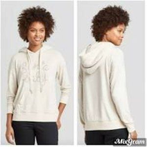 Knox Rose Women's Santa Baby Sherpa Hoodie Medium